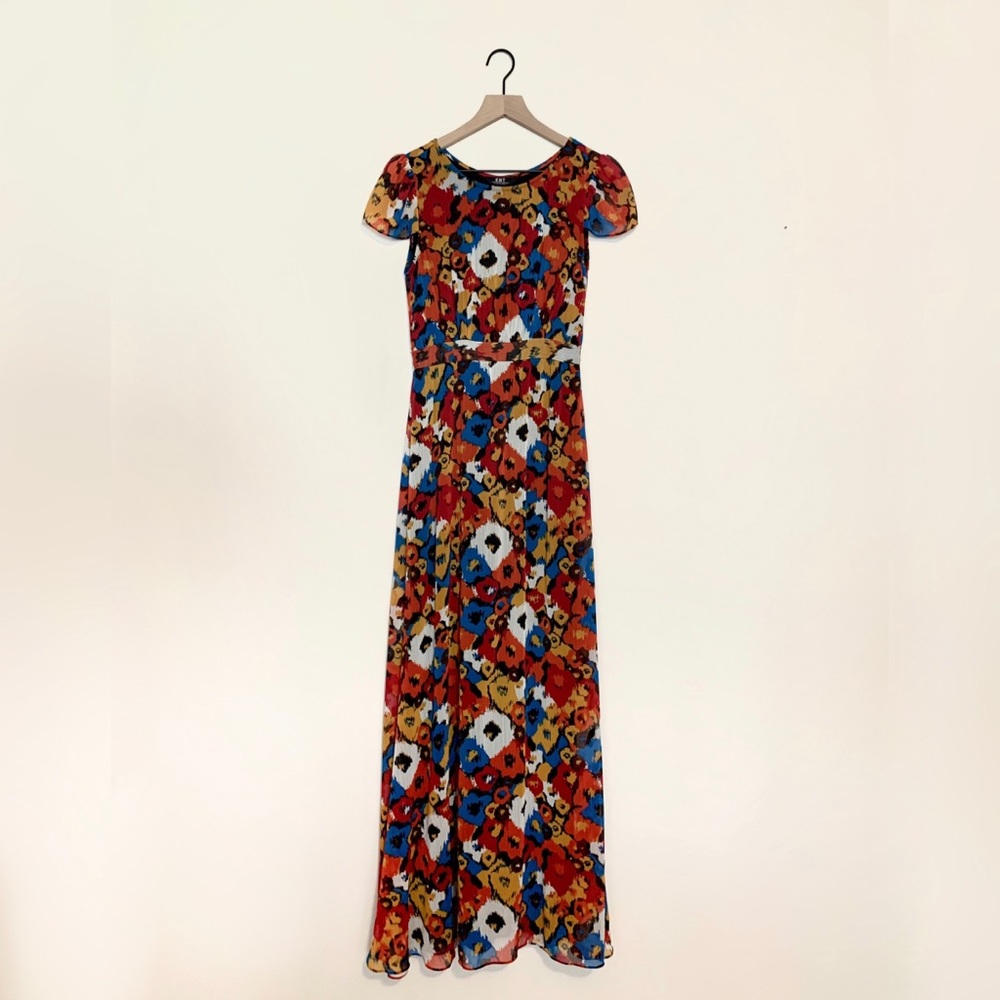 floral print maxi-dress
